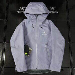 Arc'teryx Taro Purple Waterproof Windproof Hardshell Jacket, Size S.
